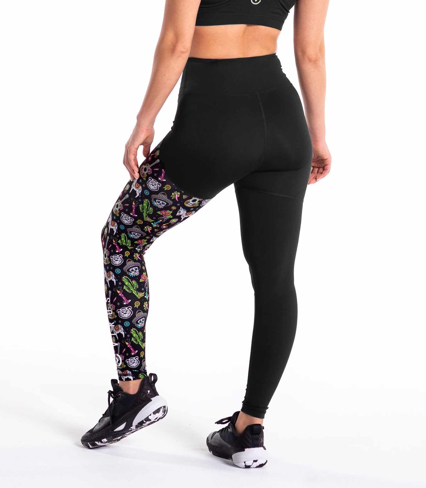 Dia De Los Muertos Asymmetric Tech Pants