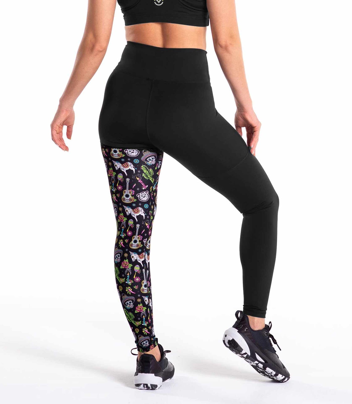 Dia De Los Muertos Asymmetric Tech Pants