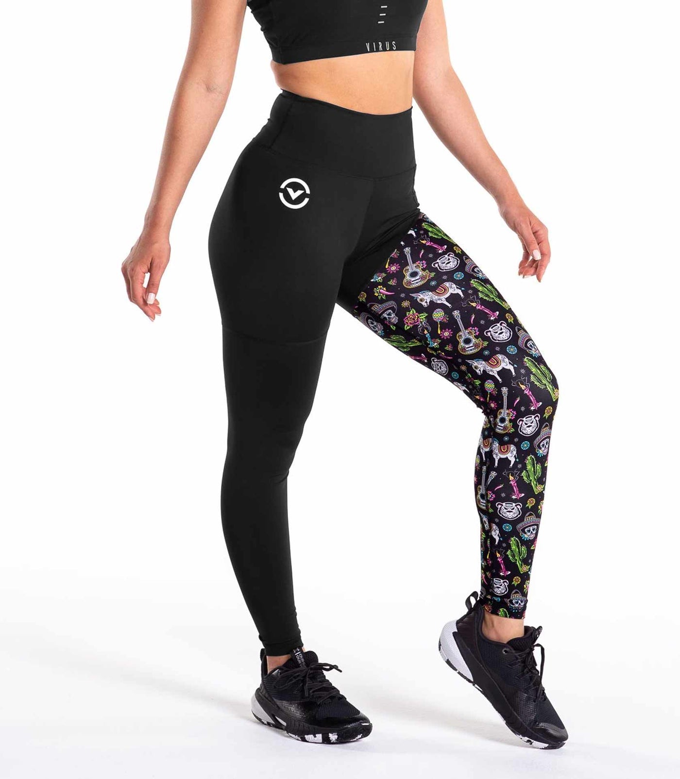 Dia De Los Muertos Asymmetric Tech Pants